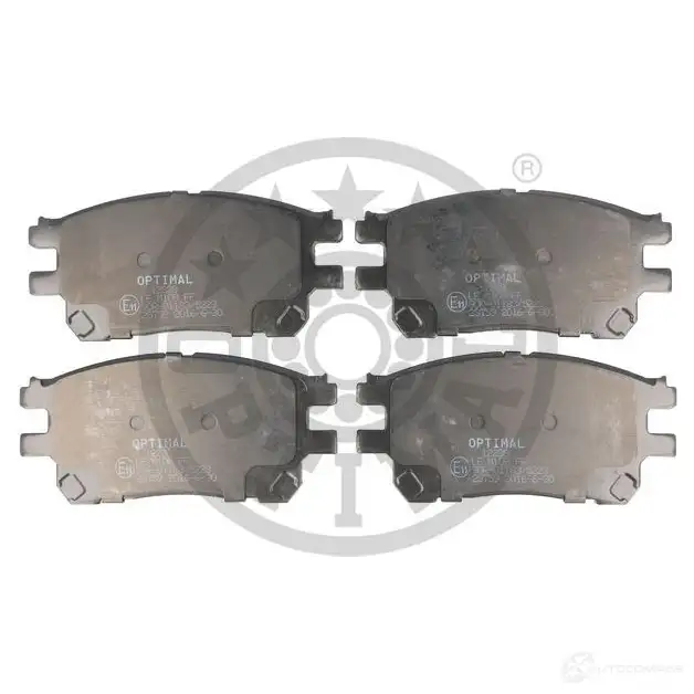 Тормозные колодки дисковые, комплект OPTIMAL 1424546800 BP-12238 LGOAN 23 759 - Изображение 1