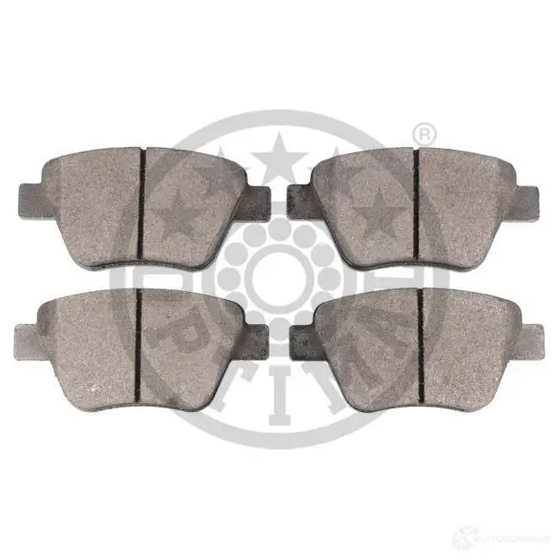 Тормозные колодки дисковые, комплект OPTIMAL 2 4563 BP-12449 1424925315 DJEMM изображение 1
