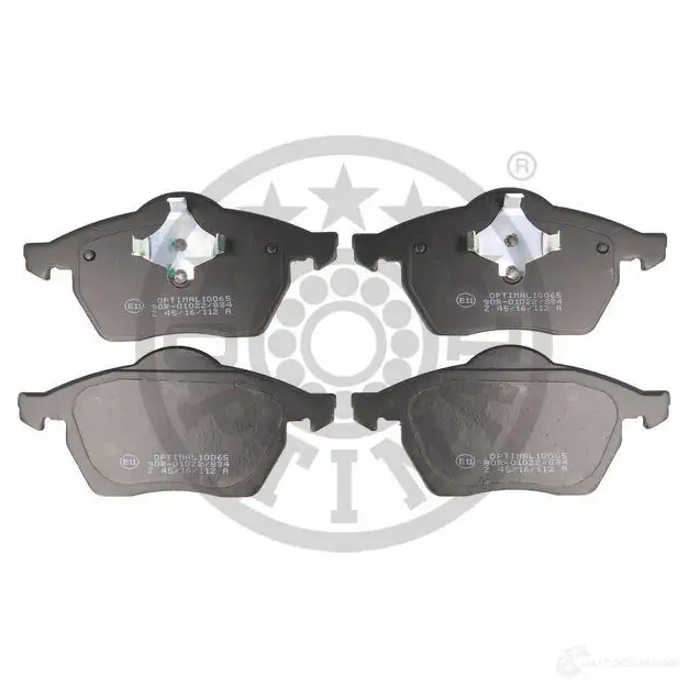 Тормозные колодки дисковые, комплект OPTIMAL 21848 BP-10065 1424546474 206 76 - Изображение 1