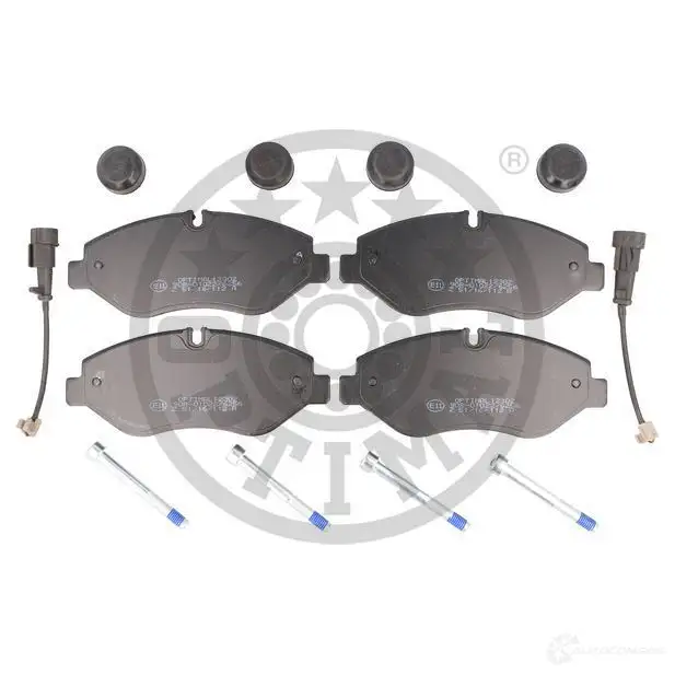 Тормозные колодки дисковые, комплект OPTIMAL 1271994 2R1 0RH 12302 4031185241632 - Изображение 1