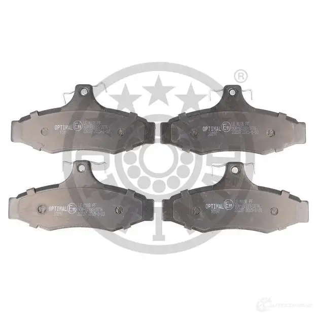 Тормозные колодки дисковые, комплект OPTIMAL 1424546533 BP-10197 NH0MF 23 237 - Изображение 1