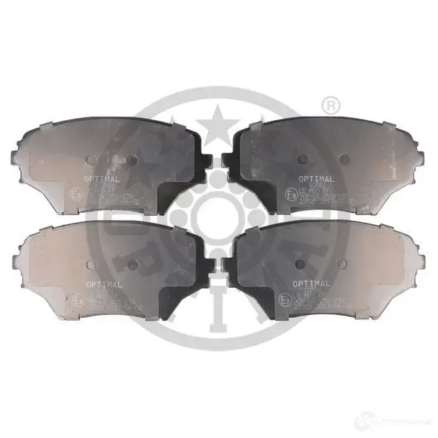 Тормозные колодки дисковые, комплект OPTIMAL BP-10551 1424546635 2 3585 23586 - Изображение 1