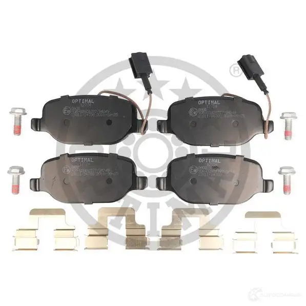 Тормозные колодки дисковые, комплект OPTIMAL 1424925586 BP-12724 24788 23 811 - Изображение 1
