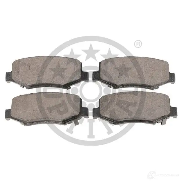 Тормозные колодки дисковые, комплект OPTIMAL 2460 2 1424925249 BP-12382 6Z28D2O изображение 1