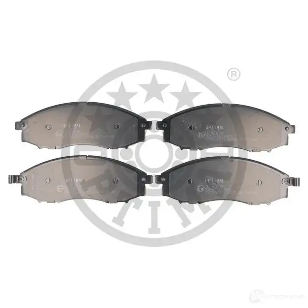 Тормозные колодки дисковые, комплект OPTIMAL 3UPJH 2 3970 1424925269 BP-12402 изображение 0