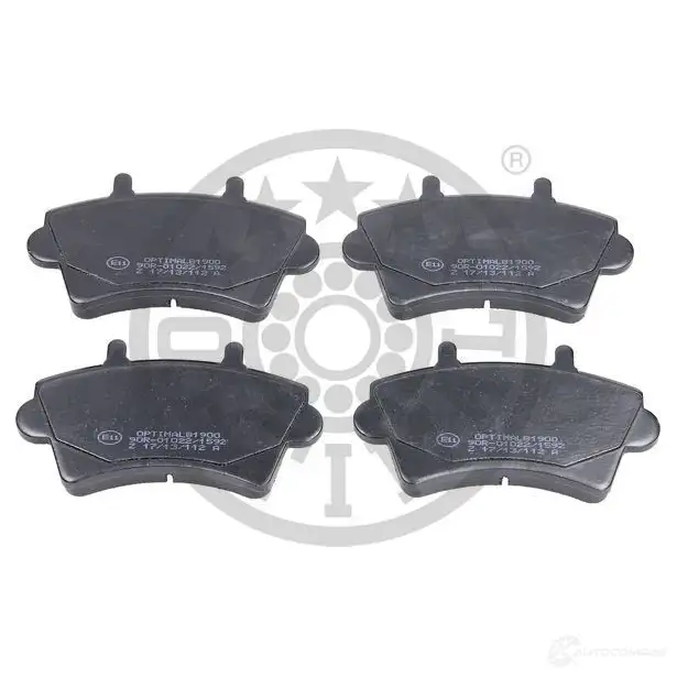 Тормозные колодки дисковые, комплект OPTIMAL 2361 3 73EV705 1424925630 BP-81900 - Изображение 1