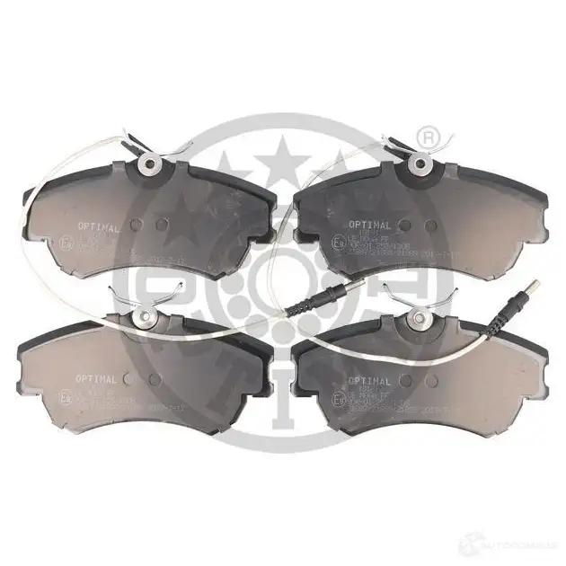 Тормозные колодки дисковые, комплект OPTIMAL BP-10181 21889 1424546525 218 88 изображение 0
