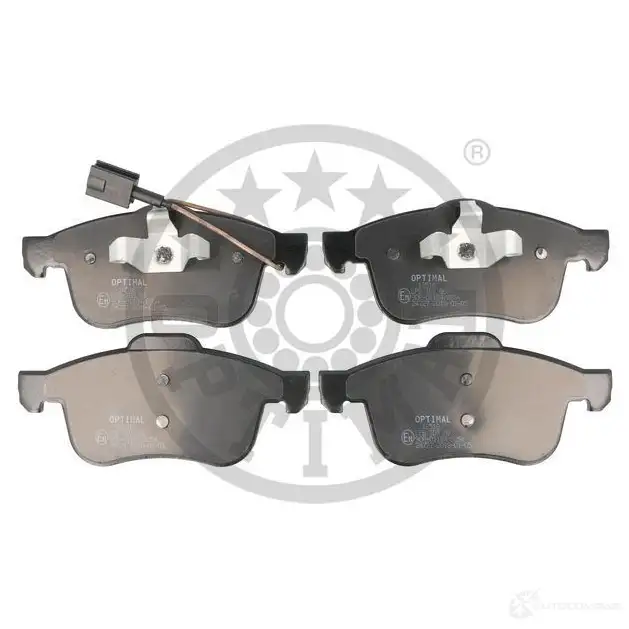 Тормозные колодки дисковые, комплект OPTIMAL 12516 1272206 HPDPM HQ 4031185371254 - Изображение 1