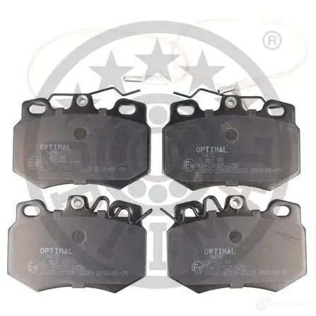 Тормозные колодки дисковые, комплект OPTIMAL BP-09478 21022 1424546247 2 0989 изображение 0
