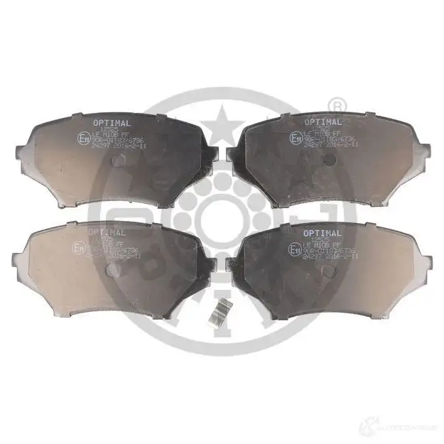 Тормозные колодки дисковые, комплект OPTIMAL 1424925390 4YQ9N BP-12525 2 4297 - Изображение 1
