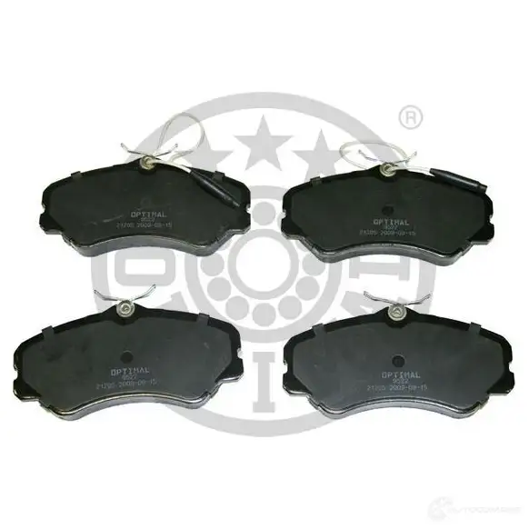Тормозные колодки дисковые, комплект OPTIMAL 2 1205 21206 BP-09522 1424546262