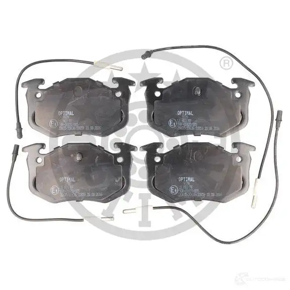 Тормозные колодки дисковые, комплект OPTIMAL 20 635 20636 BP-09339 1424546196 - Изображение 1