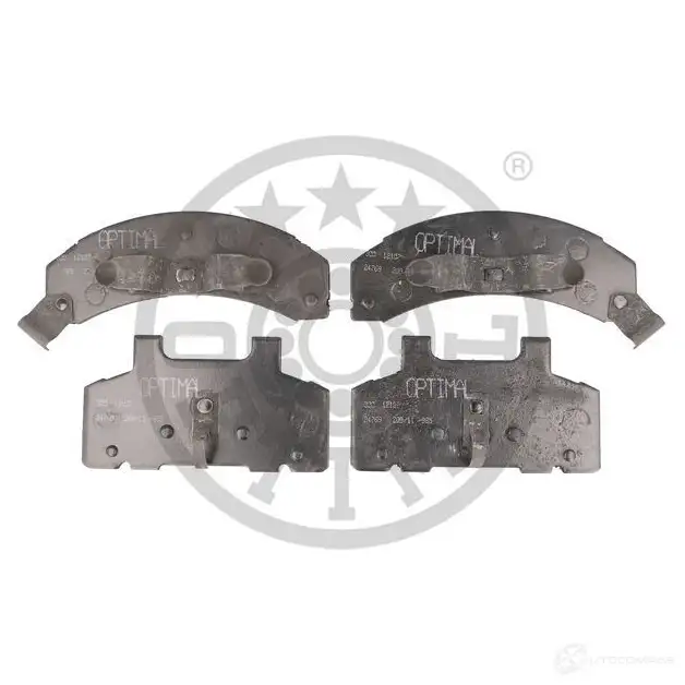 Тормозные колодки дисковые, комплект OPTIMAL 1271822 12107 S0F0 JKC 4031185012621 - Изображение 1