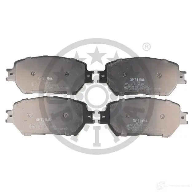 Тормозные колодки дисковые, комплект OPTIMAL 1271957 12253 787W41 G 4031185997454 - Изображение 1
