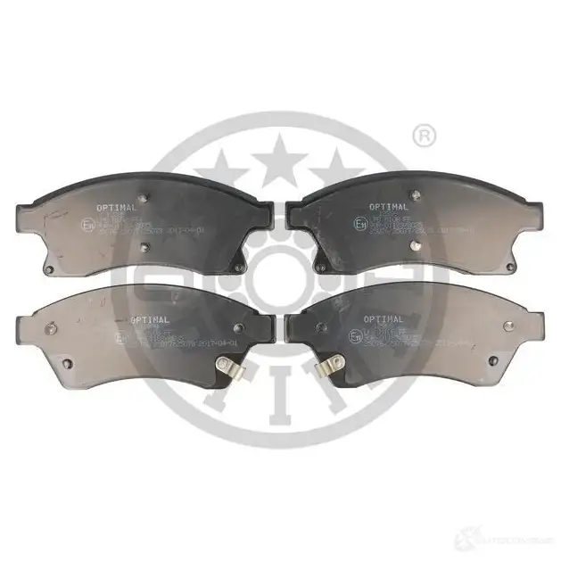 Тормозные колодки дисковые, комплект OPTIMAL 9E1XM8T 1424925266 25 078 BP-12399 изображение 0