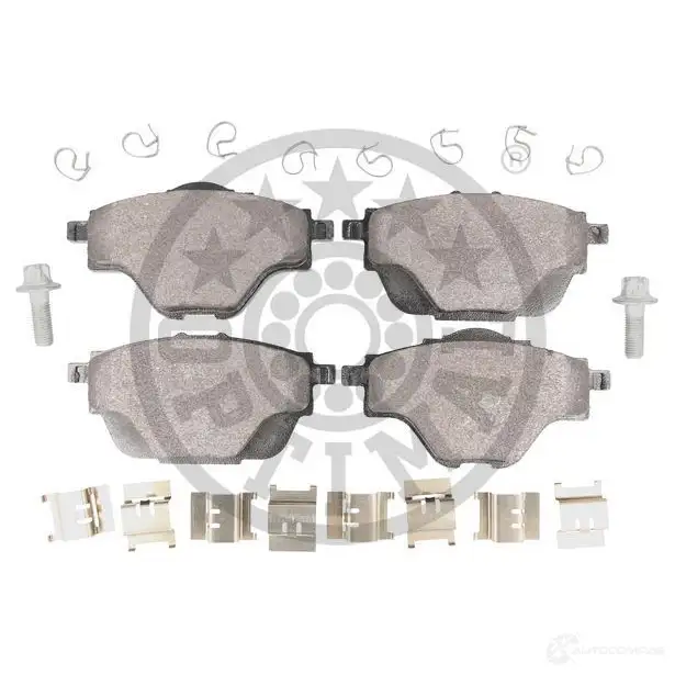 Тормозные колодки дисковые, комплект OPTIMAL BP-12719 25827 24 828 1424925581 изображение 1