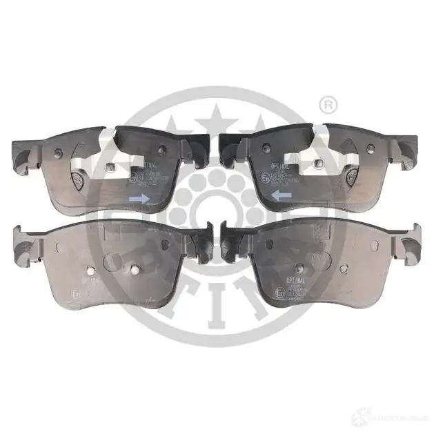 Тормозные колодки дисковые, комплект OPTIMAL 258 33 BP-12680 2AM1VG 1424925543 - Изображение 1