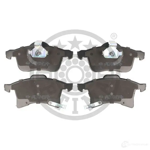 Тормозные колодки дисковые, комплект OPTIMAL 1271887 238 32 23833 12174 - Изображение 1