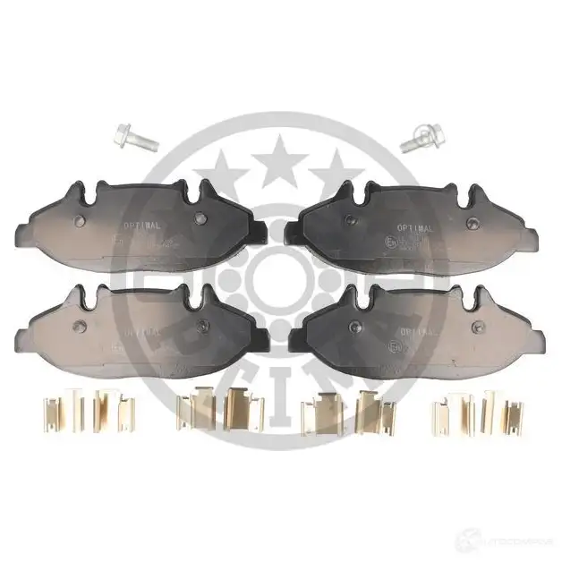 Тормозные колодки дисковые, комплект OPTIMAL BP-12341 1WDEN 1424925210 2 4007 - Изображение 1