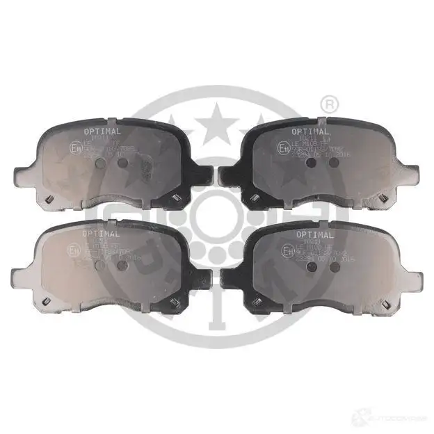 Тормозные колодки дисковые, комплект OPTIMAL 22TJM EA 1424546543 BP-10211 4058787123371 изображение 0
