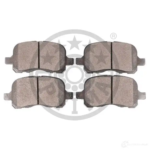 Тормозные колодки дисковые, комплект OPTIMAL 22TJM EA 1424546543 BP-10211 4058787123371 изображение 1