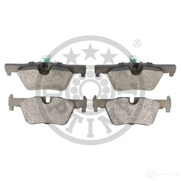 Тормозные колодки дисковые, комплект OPTIMAL 1424925451 WAOQPW BP-12586 2 5307 изображение 1