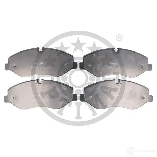 Тормозные колодки дисковые, комплект OPTIMAL 220 62 BP-12714 O9831V3 1424925576 - Изображение 1