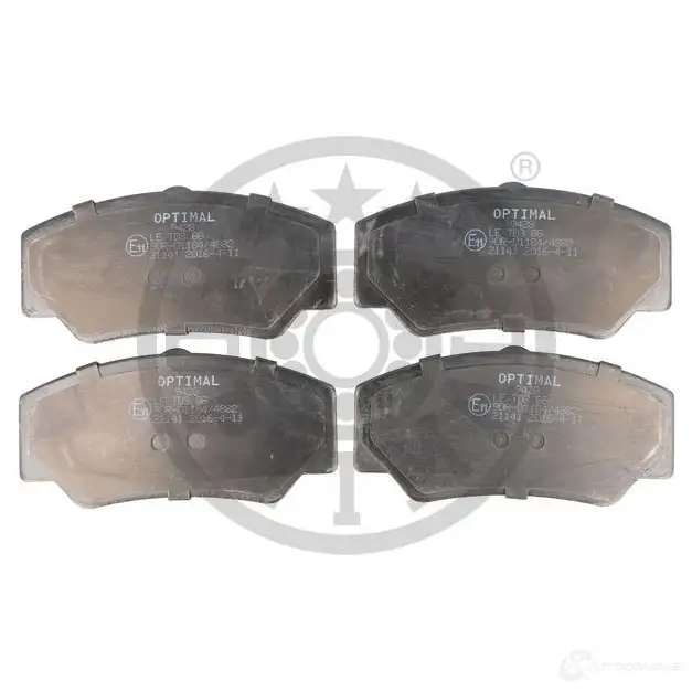 Тормозные колодки дисковые, комплект OPTIMAL RNE7UR BP-09428 211 41 1424546226 - Изображение 1