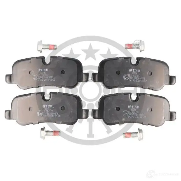 Тормозные колодки дисковые, комплект OPTIMAL 12396 55YQQ0 1272087 241 92 - Изображение 1