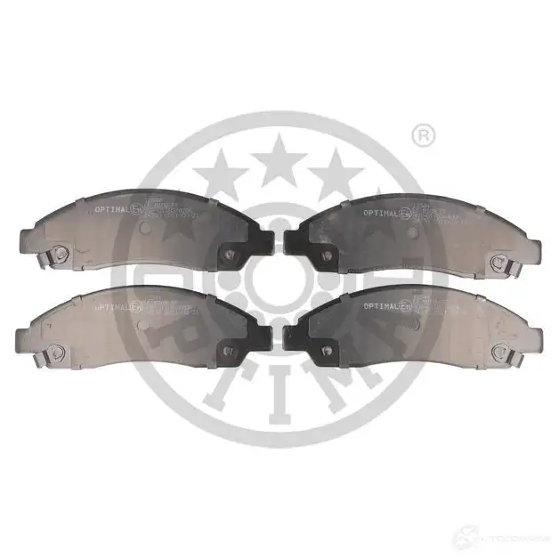 Тормозные колодки дисковые, комплект OPTIMAL X1UEV T 1424925213 4058787126839 BP-12344 - Изображение 1