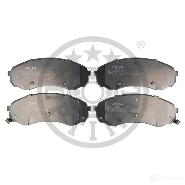 Тормозные колодки дисковые, комплект OPTIMAL 1424925160 BP-12281 24 597 24598 - Изображение 1