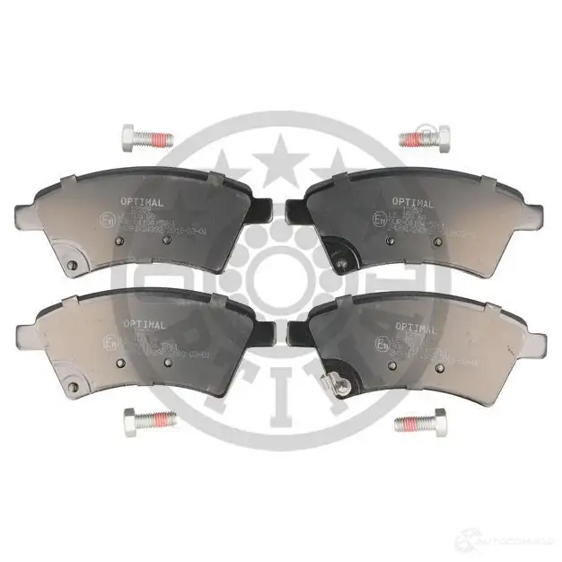 Тормозные колодки дисковые, комплект OPTIMAL 2 4391 1424925227 24392 BP-12359 - Изображение 1