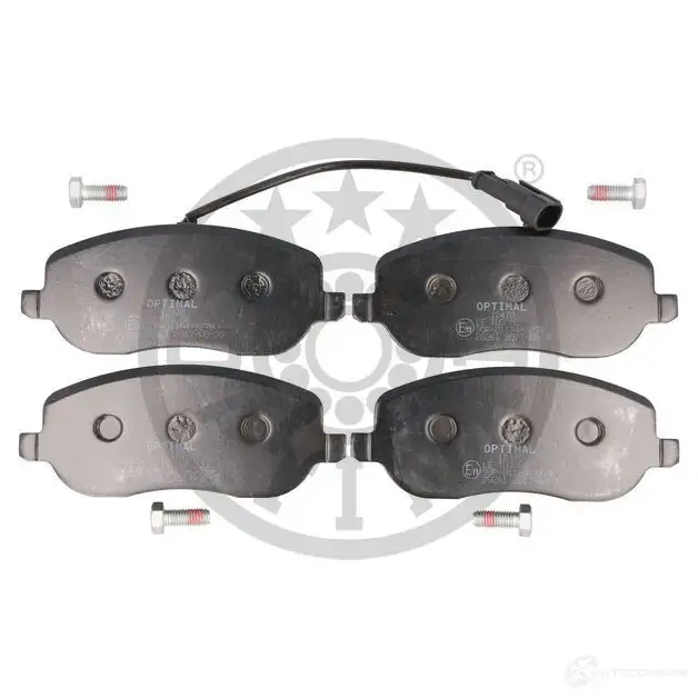 Тормозные колодки дисковые, комплект OPTIMAL 2026 1 VRW9D BP-12470 1424925336 - Изображение 1