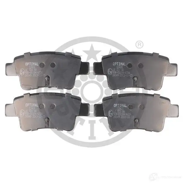 Тормозные колодки дисковые, комплект OPTIMAL MNX98 BP-12431 24 349 1424925298 - Изображение 1