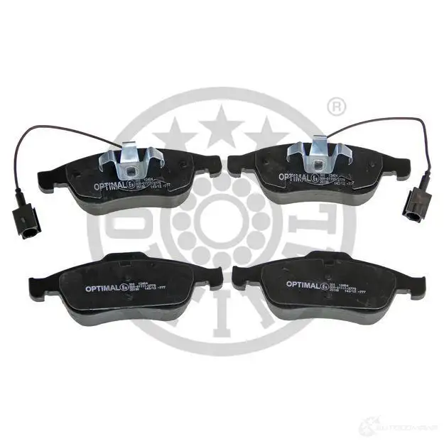 Тормозные колодки дисковые, комплект OPTIMAL F8XZ7 1424925271 BP-12404 2453 8 - Изображение 1