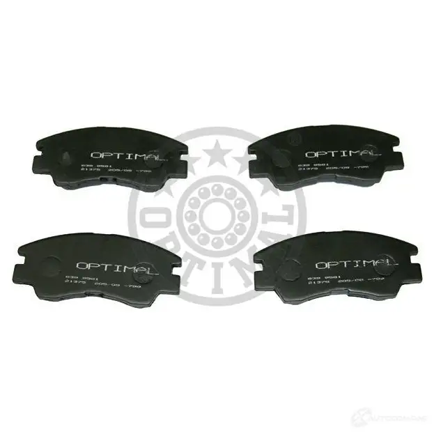 Тормозные колодки дисковые, комплект OPTIMAL 9581 1274139 213 75 87S3AS - Изображение 1