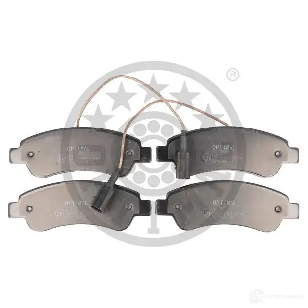 Тормозные колодки дисковые, комплект OPTIMAL 1424925518 2 4465 B19D8H BP-12654 изображение 0