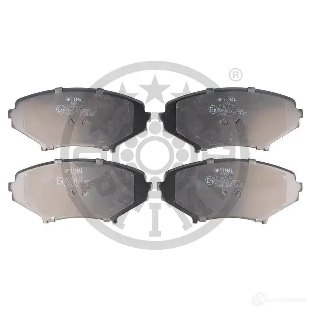 Тормозные колодки дисковые, комплект OPTIMAL PLX34 24 042 1424546799 BP-12237 - Изображение 1