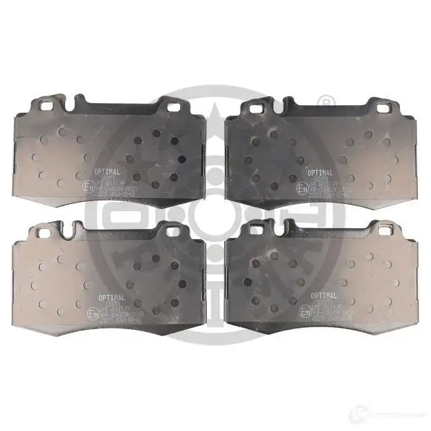 Тормозные колодки дисковые, комплект OPTIMAL BP-12743 23745 1424925605 2327 1 - Изображение 1