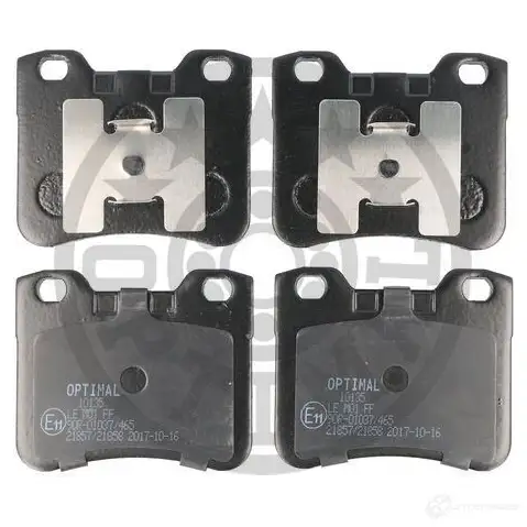 Тормозные колодки дисковые, комплект OPTIMAL 2 1857 BP-10135 1424546512 K04921 - Изображение 1