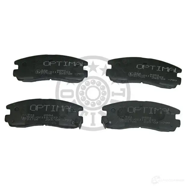 Тормозные колодки дисковые, комплект OPTIMAL 21707 1274150 9594 21 706 - Изображение 1
