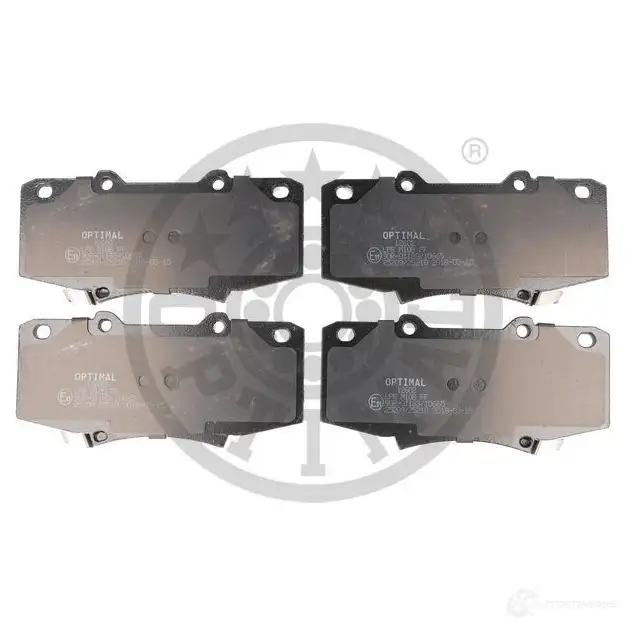 Тормозные колодки дисковые, комплект OPTIMAL 2520 9 1424925467 BP-12602 25210 изображение 0