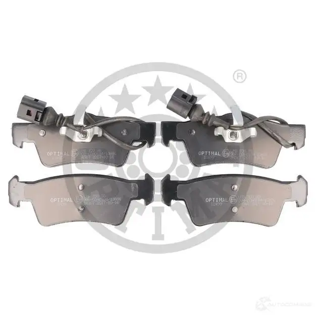 Тормозные колодки дисковые, комплект OPTIMAL 1 IQP7 1424925365 4058787128352 BP-12499 - Изображение 1