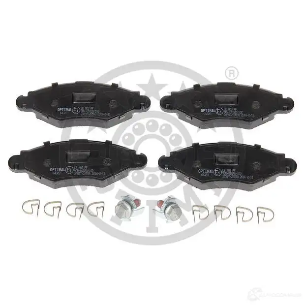 Тормозные колодки дисковые, комплект OPTIMAL 1273029 64320 23598 2 3597 - Изображение 1
