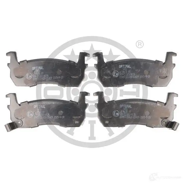 Тормозные колодки дисковые, комплект OPTIMAL BUP9AK BP-09456 20 957 1424546239 - Изображение 1
