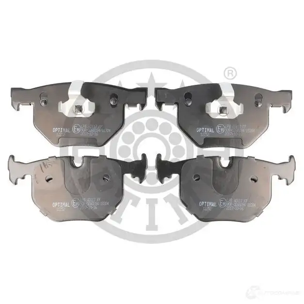 Тормозные колодки дисковые, комплект OPTIMAL 1424925139 23447 2 1282 BP-12252 изображение 0