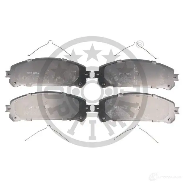 Тормозные колодки дисковые, комплект OPTIMAL 1424925583 JUC28I BP-12721 2 4452 - Изображение 1