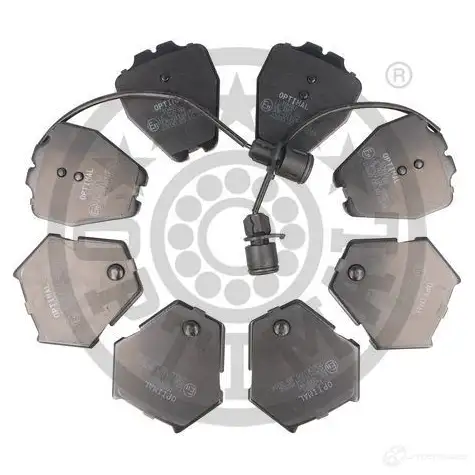 Тормозные колодки дисковые, комплект OPTIMAL 23280 231 19 BP-10483 1424546627 изображение 0