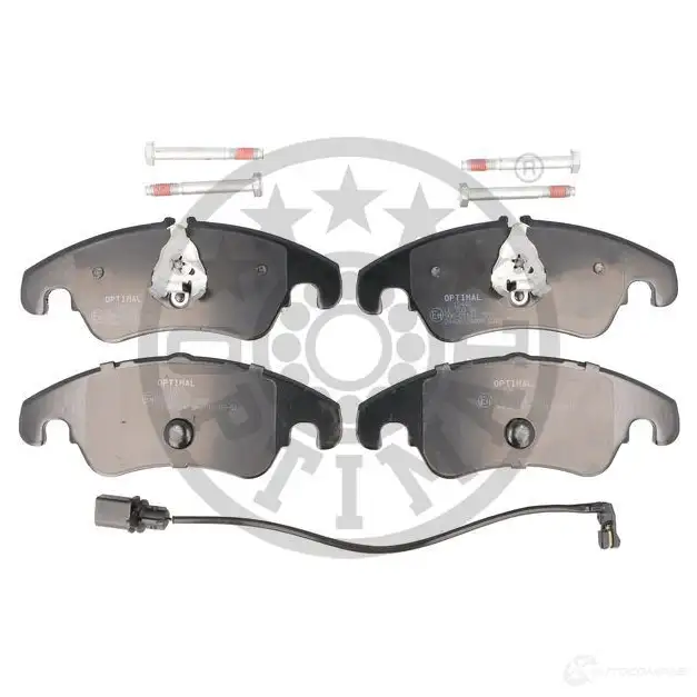 Тормозные колодки дисковые, комплект OPTIMAL 1424925308 BP-12442 X62ERE6 2 4408 изображение 0