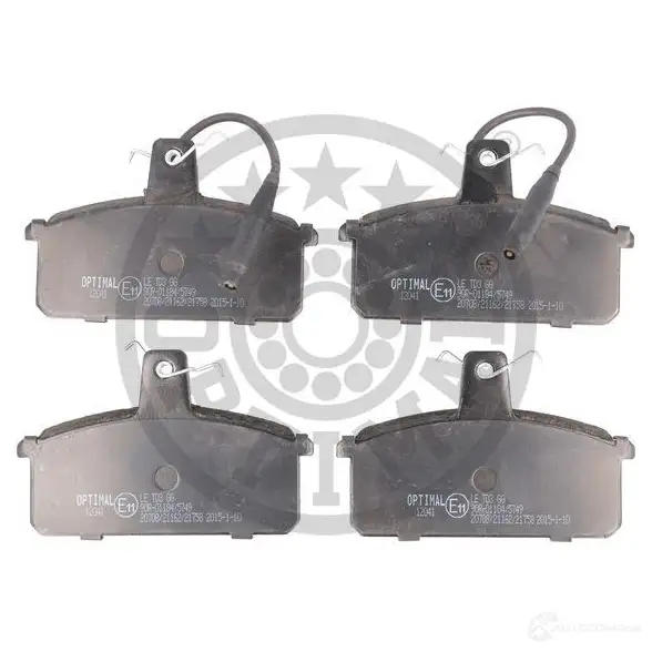 Тормозные колодки дисковые, комплект OPTIMAL BP-12041 6CKJ 85A 1424546654 4058787124491 - Изображение 1